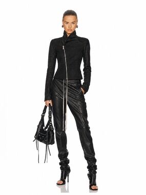 RICK OWENS Leather Jacket